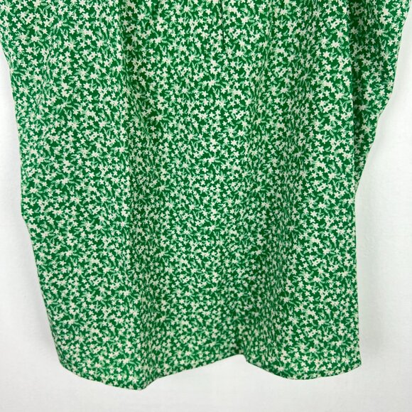 NWT Stitch Fix Papermoon Genevieve Flutter Sleeve Top Floral Green Size XL NEW - Picture 5 of 11